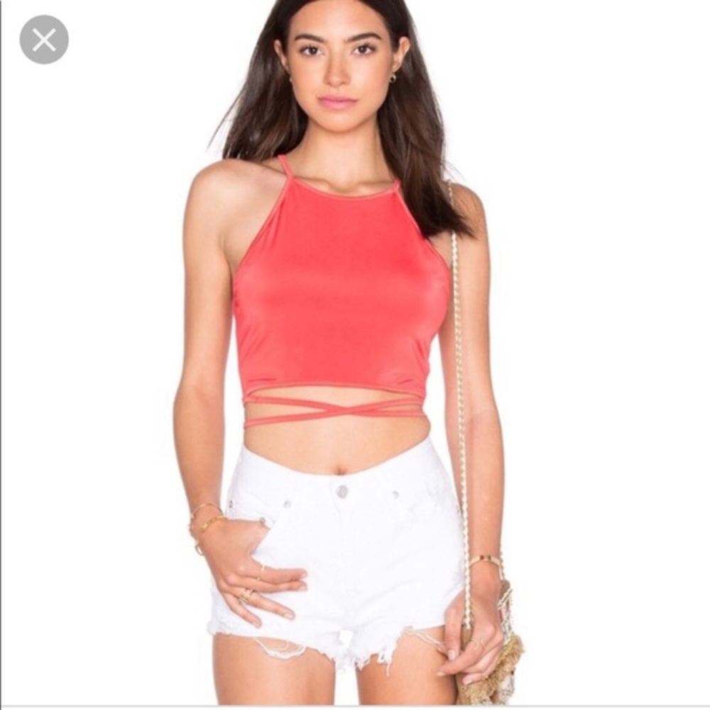 NWT Lovers + Friends Star Goddess Wrap Top